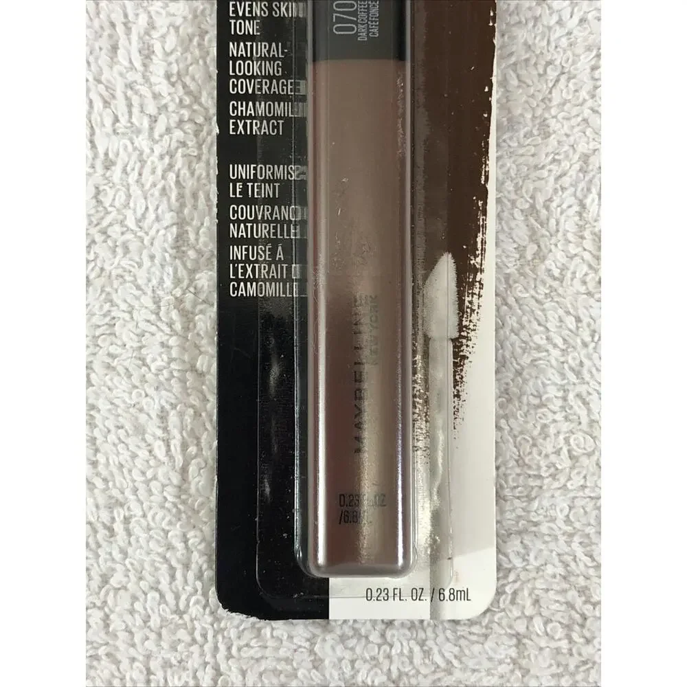 5 PACK ~ Maybelline Fit Me Liquid Concealer, Light/Medium 070 NEW